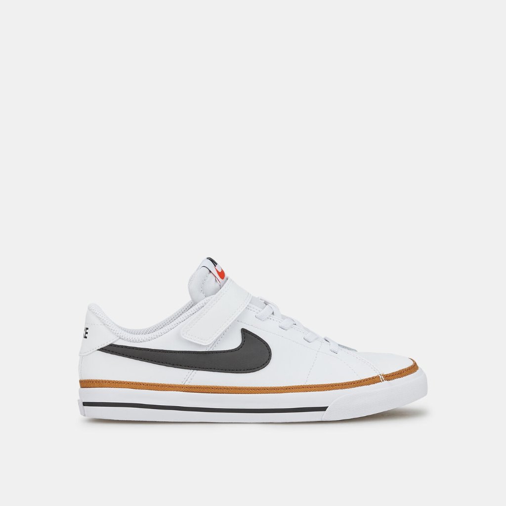 Nike Little Kids Court Legacy Shoes White/Black Size 3y
